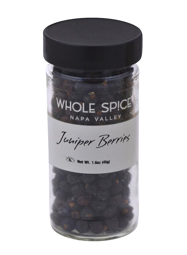 The Spice Way Juniper Berries - Whole berries, pure, no additives, Non-GMO,  no preservatives, (4 oz) great for cooking and for spicing tea, syrup